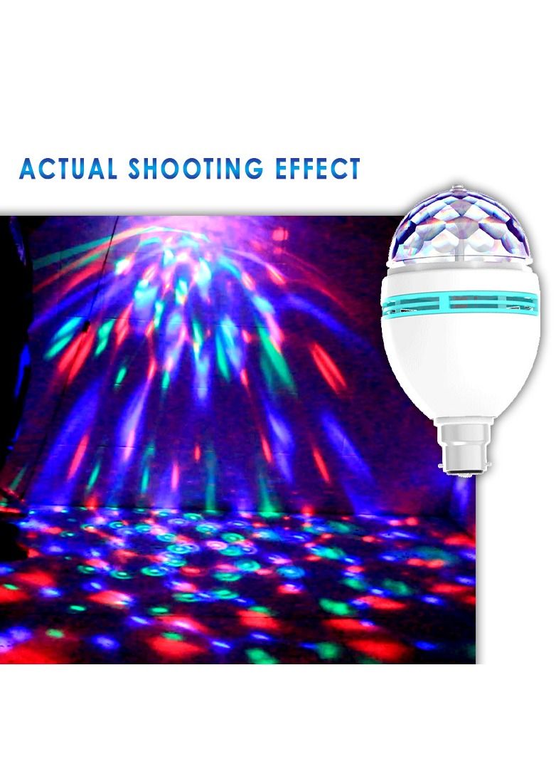 NIBEMINENT Rotating atmosphere colored lights party stage lighting  - Image 3