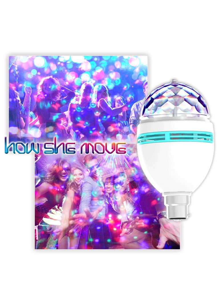 NIBEMINENT Rotating atmosphere colored lights party stage lighting  - Image 2