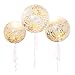 GXONE 36 Inch Jumbo Confetti Balloons Giant Latex Balloon with Gold Confetti Premium Helium Quality Pkg6 Latex glitter balloons for PartyBirthdaysWeddingFestivals Christmas and Event Decorations - Image 3