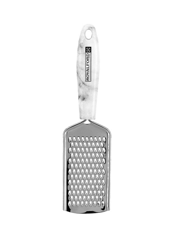 Royalford Ss Grater Marble Designed Handle Multicolor 23X6.5Cm White/Grey/Silver 65grams - Image 1