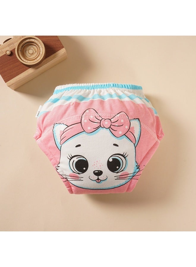 MIXDE 5 Piece Potty Training Underwear, 6 Layers Breathable Cotton Absorbent Trainer Pants for Toddler Baby Boys Girls Waterproof - Image 1