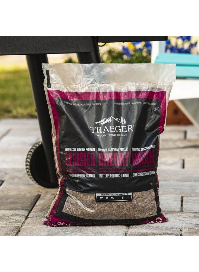 TRAEGER Premium Natural Hardwood Blend Cherry Wood Pellets Brown 9 kg PEL339 - Image 2