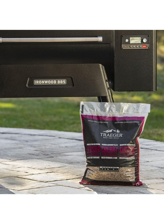 TRAEGER Premium Natural Hardwood Blend Cherry Wood Pellets Brown 9 kg PEL339 - Image 3