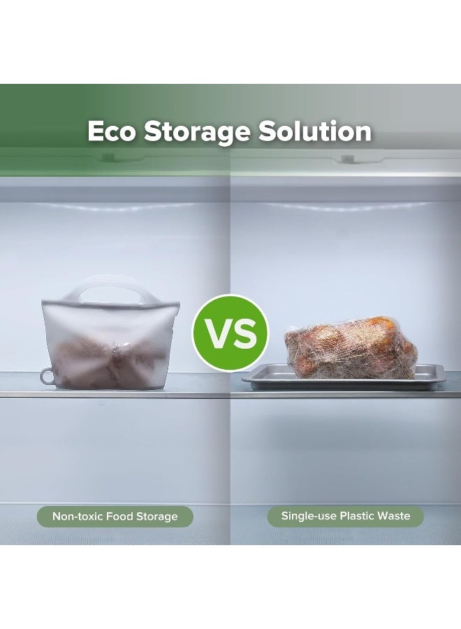 Haakaa On-The-Go Silicone Microwave Steamer & Steriliser Bag, 40oz/1250ml Reusable Silicone Steaming Bags for Baby Bottles, Breast Pump, Accessories, Pacifiers, Teethers, 1PC - Image 4