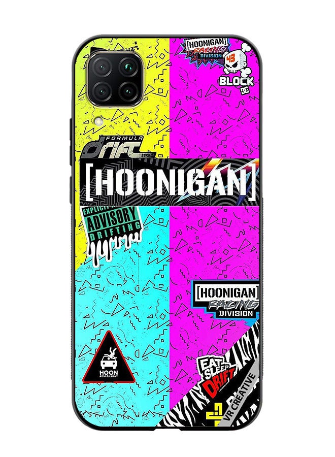 VR CREATIVE Protective Case Cover For Huawei Nova 7i/P40 Lite Multiple Logo Design  Multicolour - Image 1