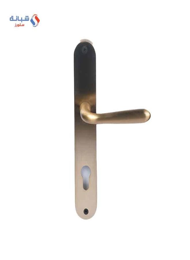 AHRAM Door handle Set Sicuro SHARK– Nickel matt - FH1101P01CN201  - Image 1