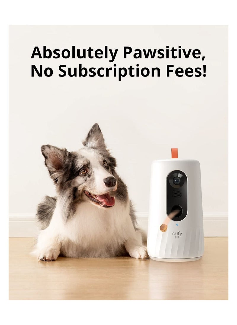 eufy - eufy Pet Dog Camera, Free Smart AI Tracking and Monitoring, 270-Degree Rotation, 1080p Pet Camera Tossing Treat Dispenser, Doggy Diary, Local Storage, 2-Way Audio, Phone App, No Monthly Fee - Image 1