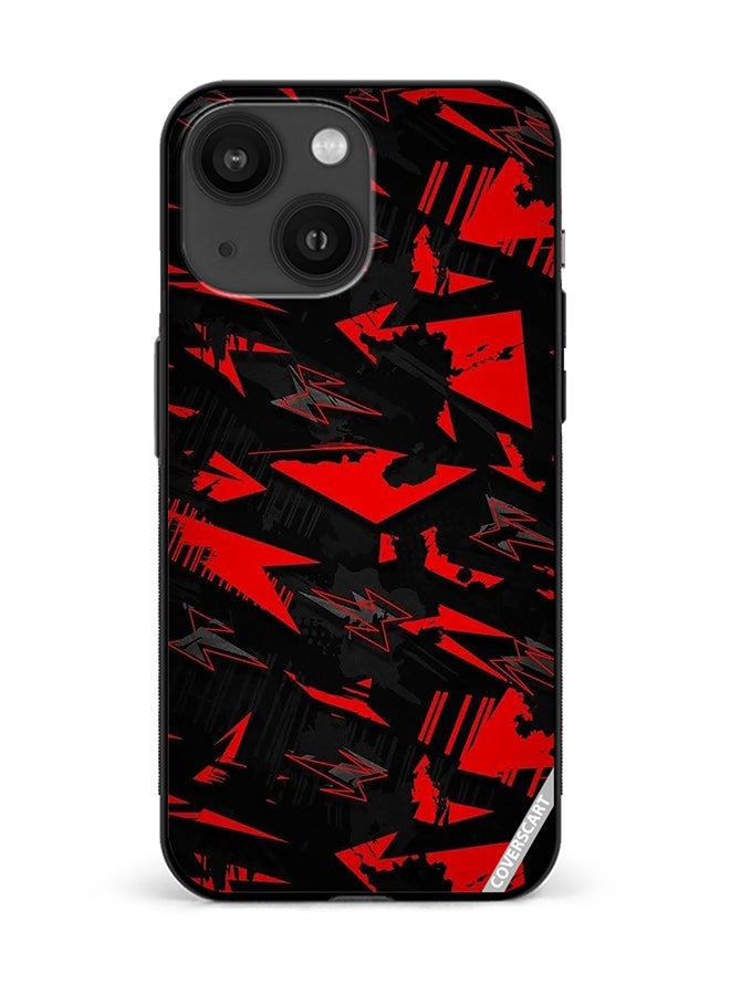 COVERSCART Protective Case Cover For Apple iPhone 14 Abstract Design Multicolour