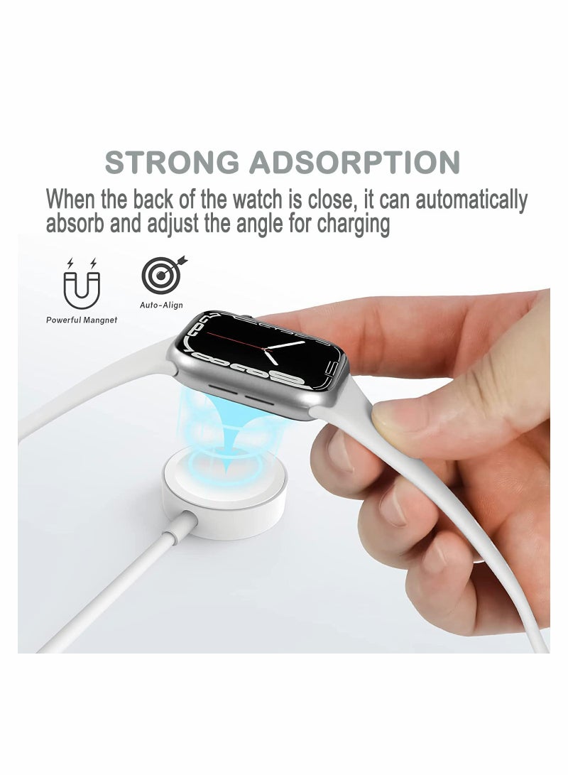 Magnetic Fast Charger for Apple Watch Series 1-8 | 1m USB-C Cable | Portable | Wireless Charging-Compatible - Image 3