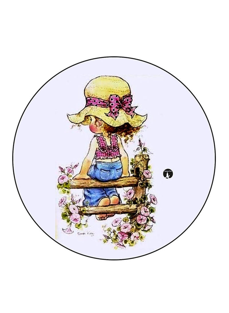 RKN Girl Printed Mouse Pad Multicolour