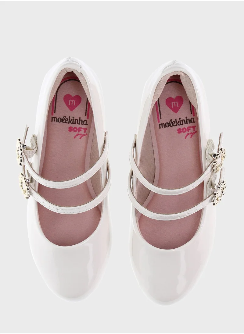 MOLEKINHA Youth Slip On Ballerinas