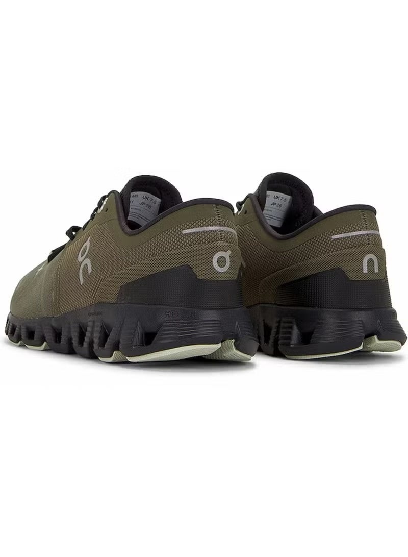 On Cloud X3 Olive Green – Lightweight Breathable Running Shoes with Speed Lacing - Image 3