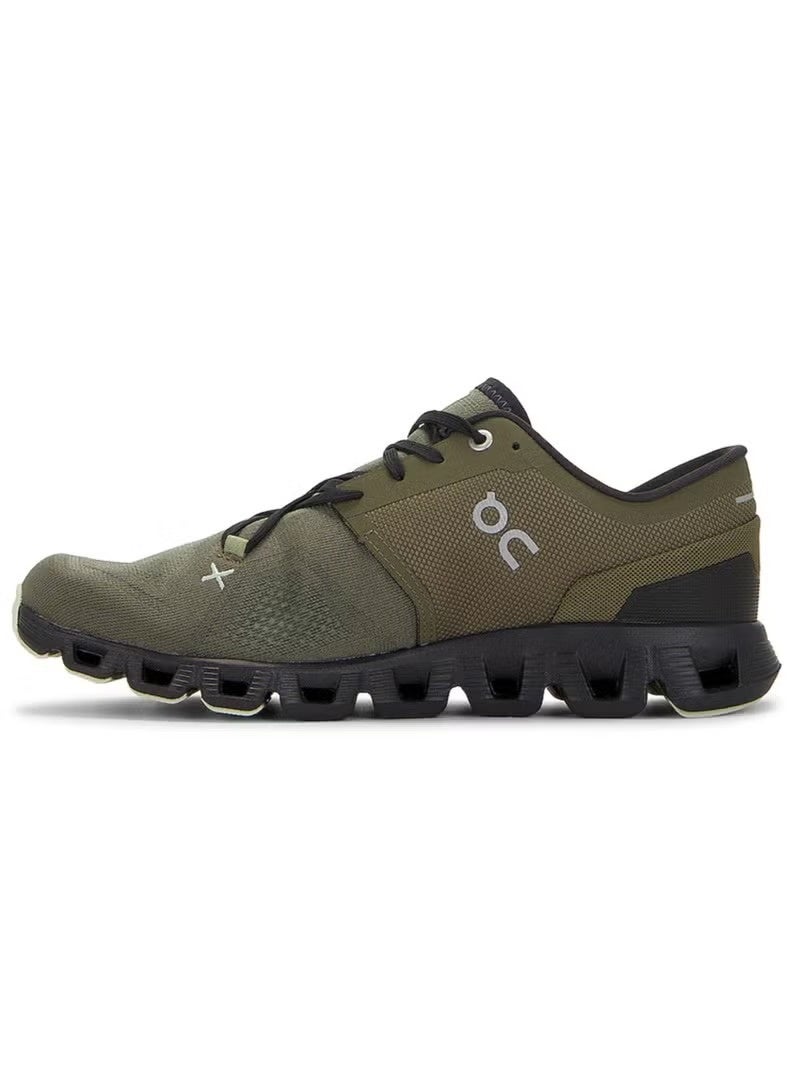 On Cloud X3 Olive Green – Lightweight Breathable Running Shoes with Speed Lacing - Image 4