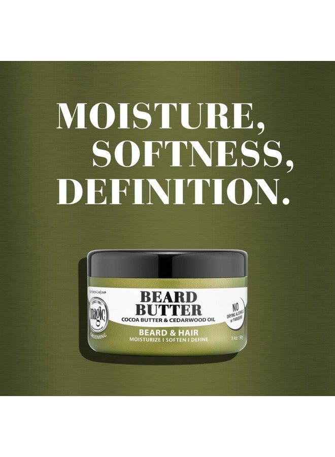 SoftSheen-Carson Magic Men's Grooming Conditioning Beard Butter With Cocoa Butter and Cedarwood Oil, Moisturizes, Softens and Define With No Drying Alcohol, 3.5 ounces - Image 2