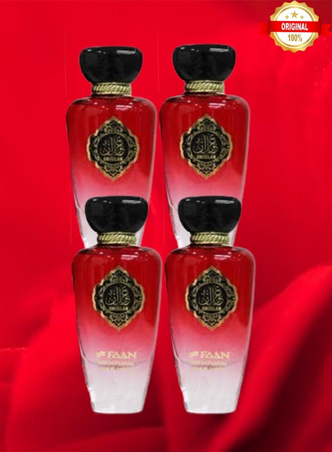 فاان 4 قطع عطر غزلان 100 مل - Image 1