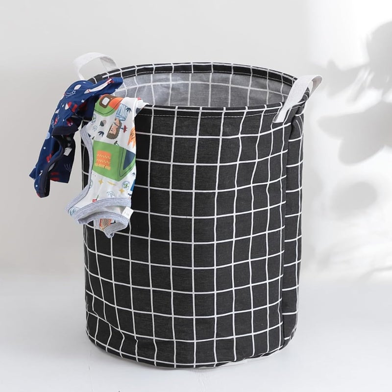 Kuber Industries Laundry Basket For Clothes|Foldable Laundry Hamper|Basket For Toys, Dirty clothes, Storage "45 LTR" (Black) - Image 1