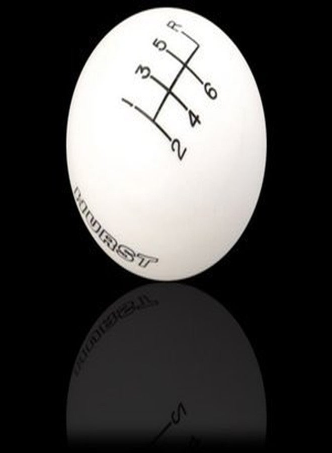 C&W C5 Corvette Shift Knob - Hurst Logo w/6 Speed Pattern 2.25" Classic Style for all 1997-2004 C5 & Z06 Corvettes (White) - Image 4