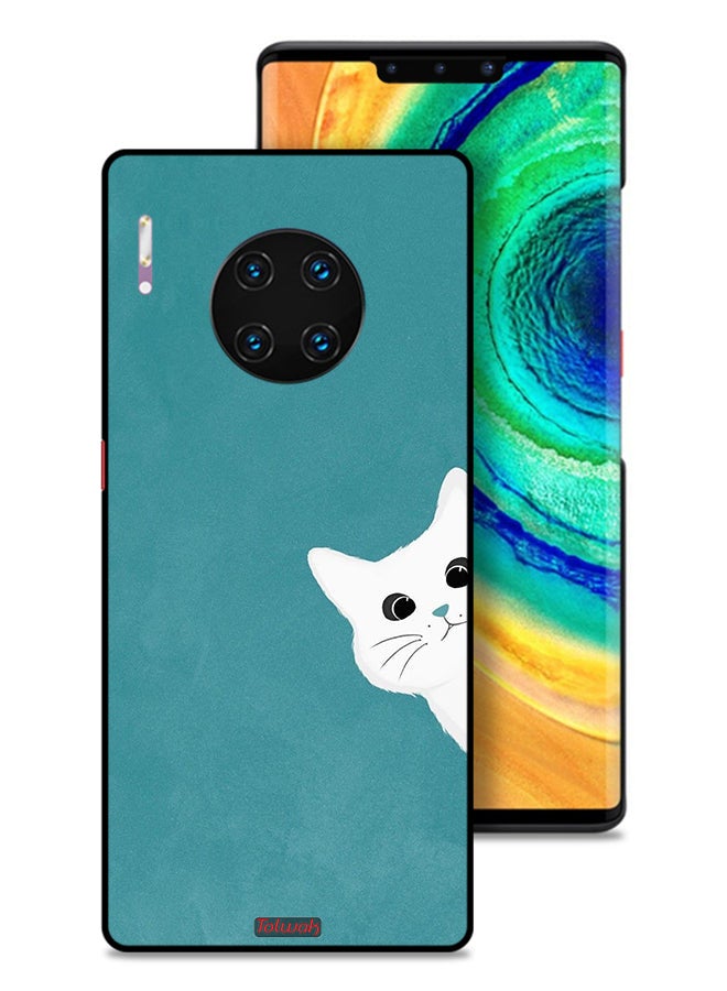 Tolwak Huawei Mate 30 Pro 4G Protective Case Cover Cat Appearing - Image 1
