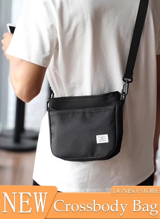 DUNISO Crossbody Bag for Men and Women Waterproof Sling Bag Travel Passport Wallet Bag for Cell Phone, Small Side Shoulder Bag Multipurpose Daypack for Men - Image 1