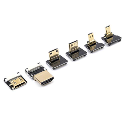 FPVKing FPV for HDMI-compatible Flat Ribbon Cable with Standard, Mini and Micro Connectors Bundle Set for Multicopter Aerial Photography - Image 3