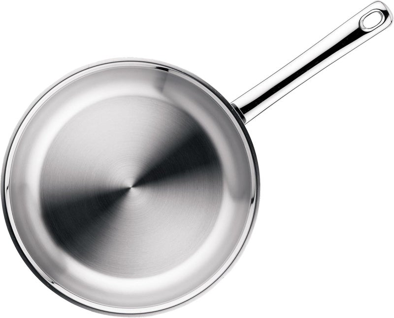 WMF frying pan uncoated Ø 20cm Profi Made in Germany pouring rim stainless steel handle stainless steel suitable for induction dishwasher-safe - Image 3
