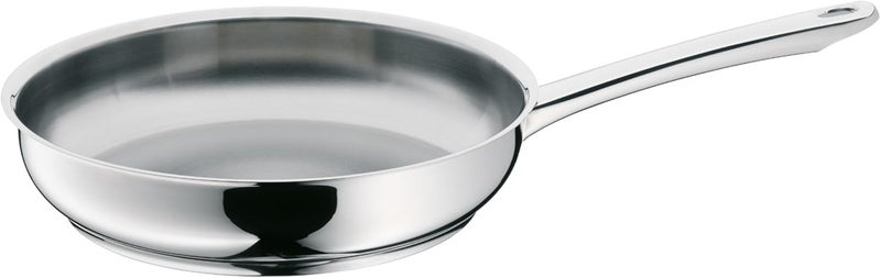 WMF frying pan uncoated Ø 20cm Profi Made in Germany pouring rim stainless steel handle stainless steel suitable for induction dishwasher-safe - Image 1