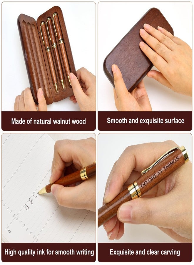Renawe Engraved Wood Pen Set Office Gifts for Boss Coworkers Coach Difference Maker Gifts for Women Men Appreciation Employee Counselor Therapist Leadership Gift Work Stuff Business Pens Thank You Gift - Image 4