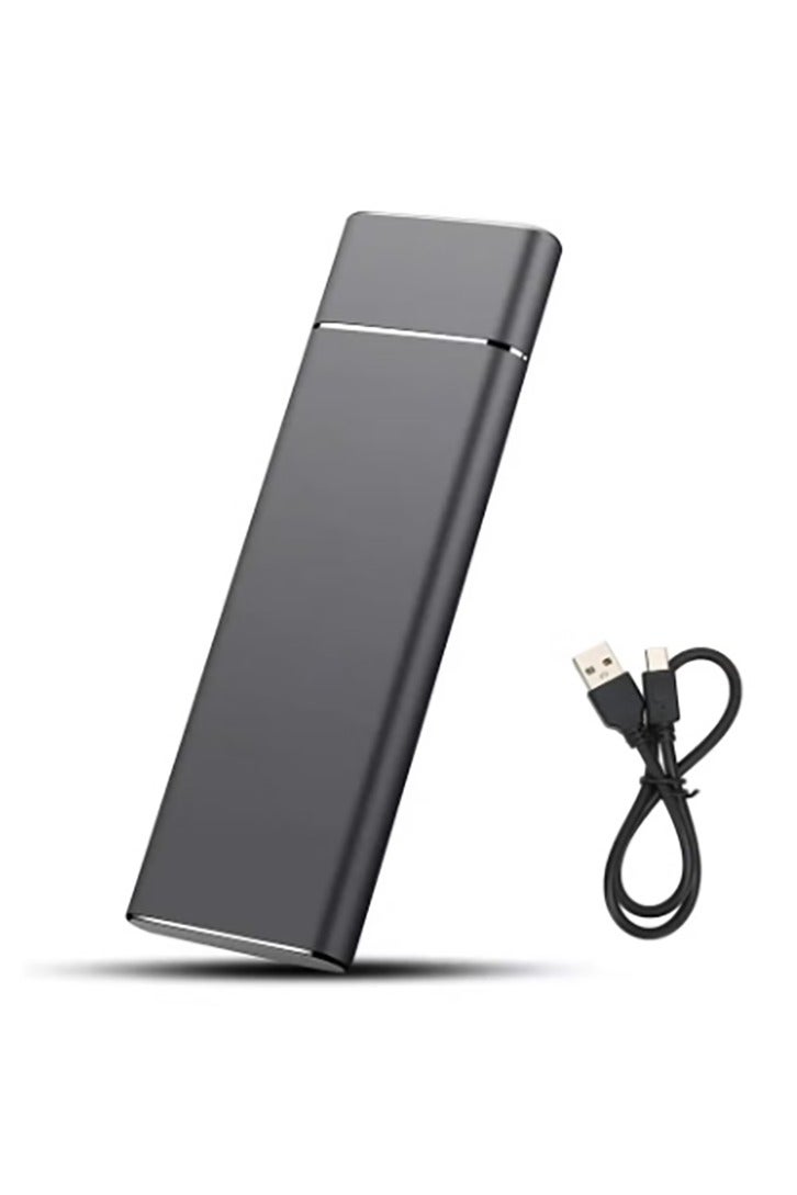 1TB External Hard Drive, Type C USB3.1 Portable Ultra Slim Large Capacity Shockproof Anti-Drop Hard Drive External, HDD Compatible, Mobile Backup Storage, Data Transfer Suitable for PC, Desktop, Laptop (Black) - Image 1