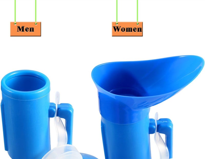 ONEDONE Female Urinal 2000ML Portable Pee Bottle Urinal for Women Hospital Camping Car Travel Bed Emergency Female Urination Device - Image 3