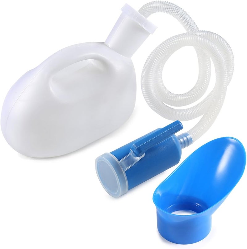 ONEDONE Female Urinal 2000ML Portable Pee Bottle Urinal for Women Hospital Camping Car Travel Bed Emergency Female Urination Device - Image 1