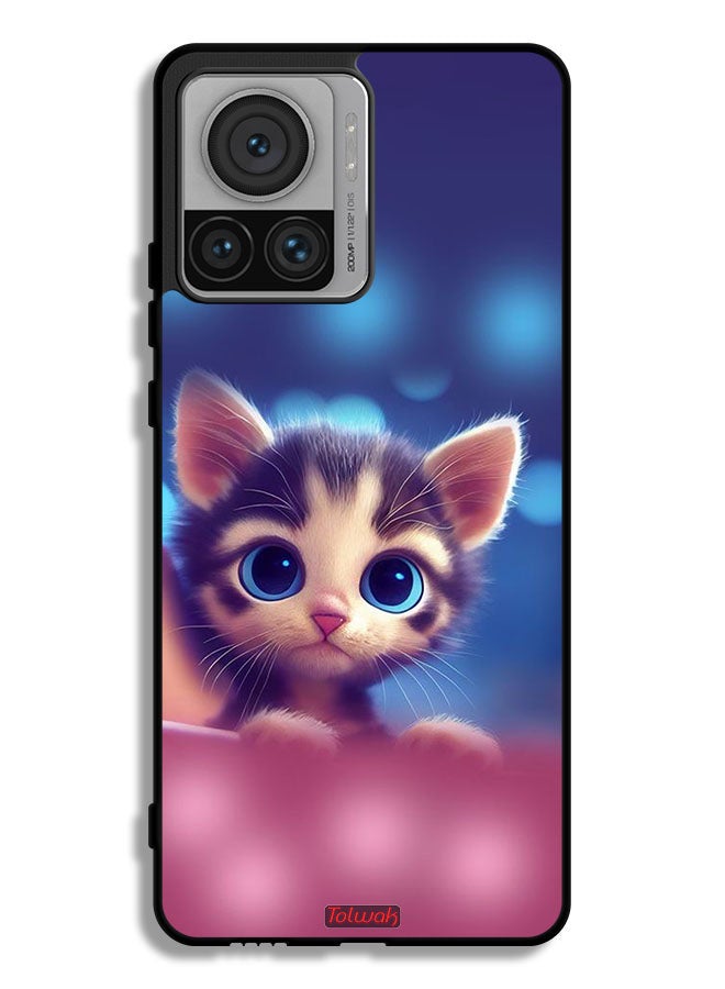 Tolwak Motorola Moto X30 Pro Protective Case Cover Little Cat - Image 1