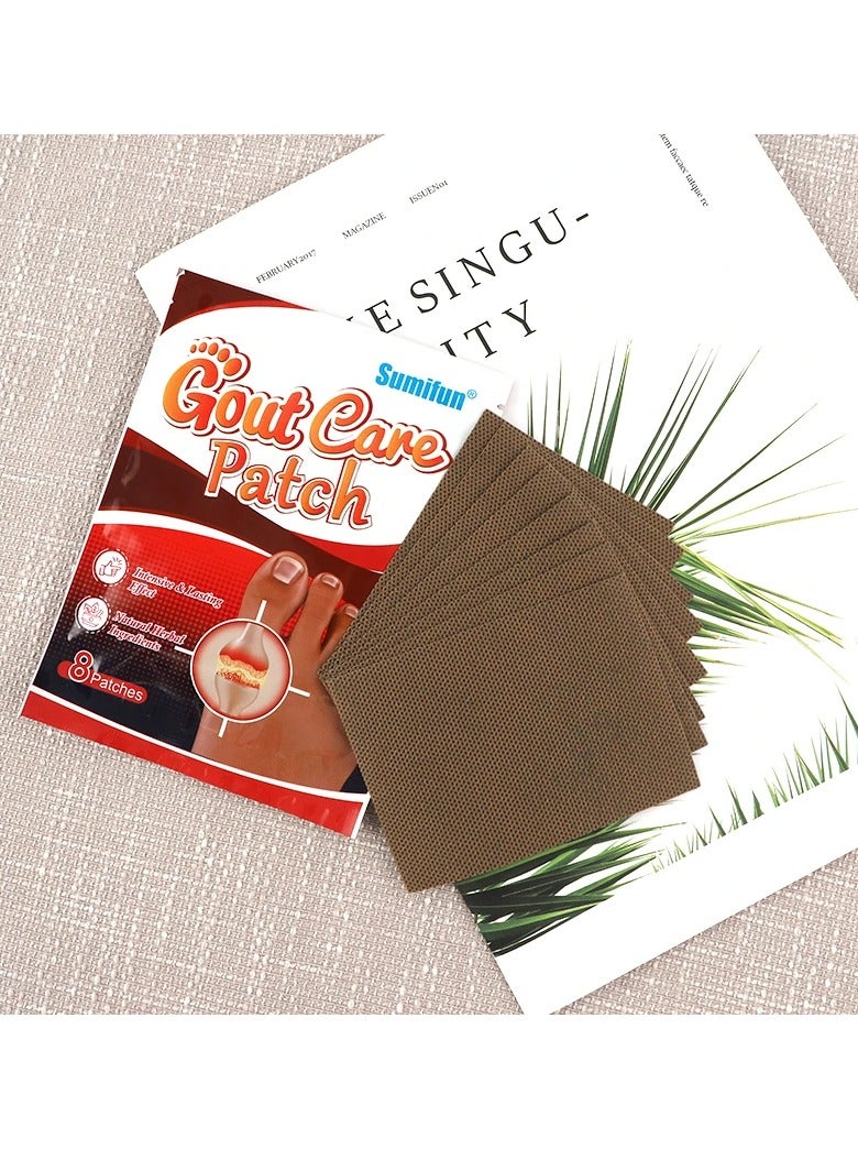 Sumifun Bunions Pain Relief Patches, Pain Reducing Gout Treatment Patch, Safe Herbal Arthritis Treatment Thumb Patch, Thumb Corrector Sticker To Relieve Swelling Diminish Inflammation Promote Circulation  - Image 5