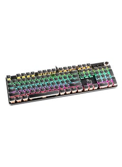 MissTiara K820 Multimedia Mechanical Keyboard Retro Punk Button Square Keycap RGB Mechanical Keyboard Computer Game Wired Keyboard  - Image 2