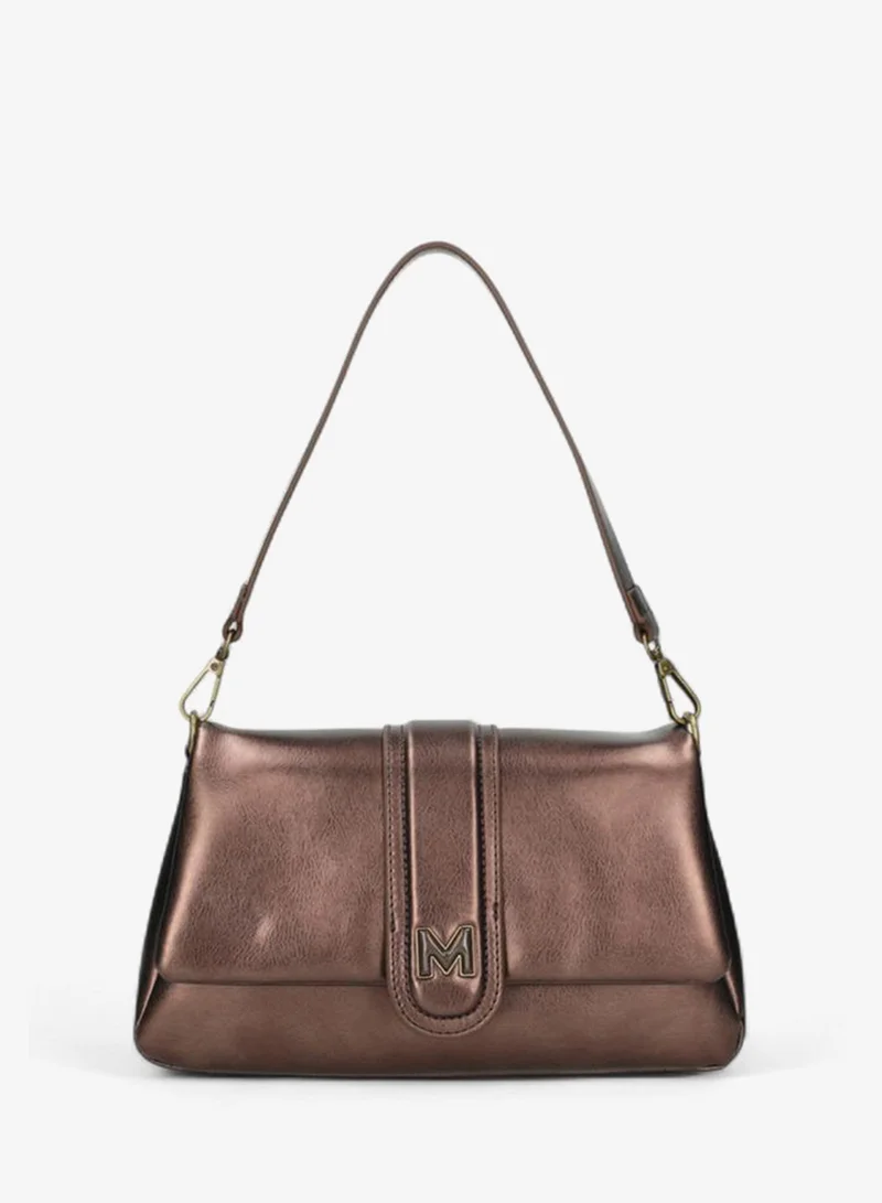 مكس حقيبة كتف صلبة بمقبض حمل