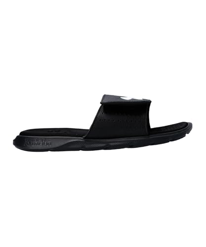 Under Armour Men's Ignite Pro Slide, (001) Black/Black/White, 12, US - Image 1