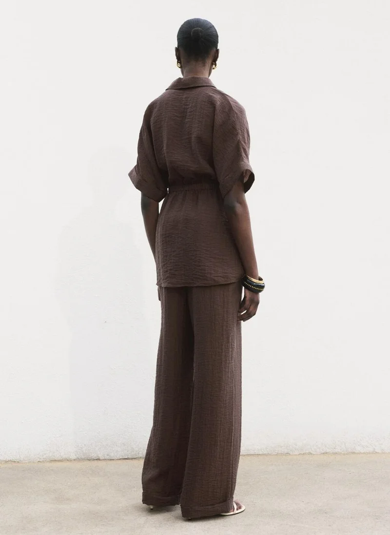 مانجو Lyocell shirt with adjustable waist