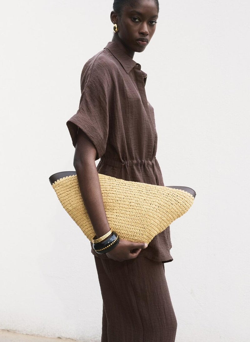 MANGO Lyocell shirt with adjustable waist  - Image 3