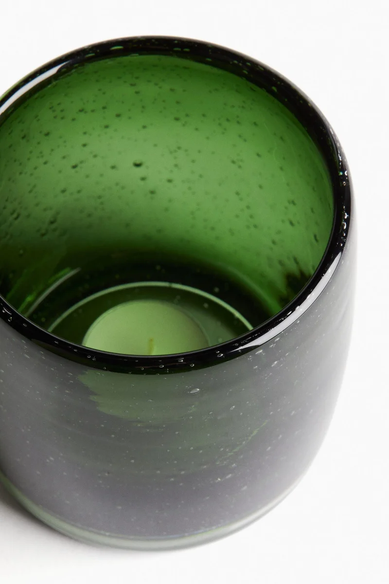 H&M Small glass lantern