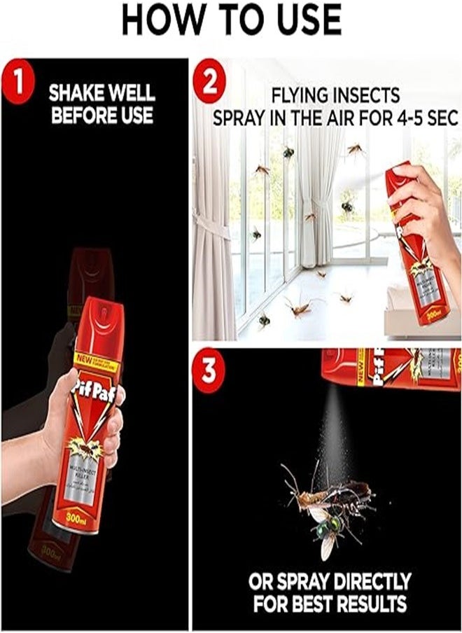 Pif Paf - Pif Paf Multi Insect Killer, 2X300ml, Pack of 2 - Image 1