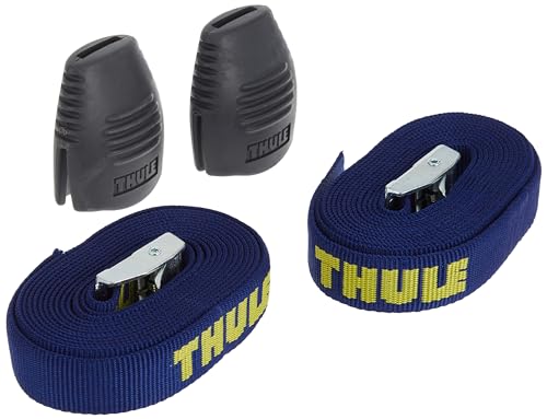 Thule Load Straps Secure steel camaction buckle with protective bumper Heavyduty UV resistant nylon webbing sold in pairs Kayak canoe surfboard tie down