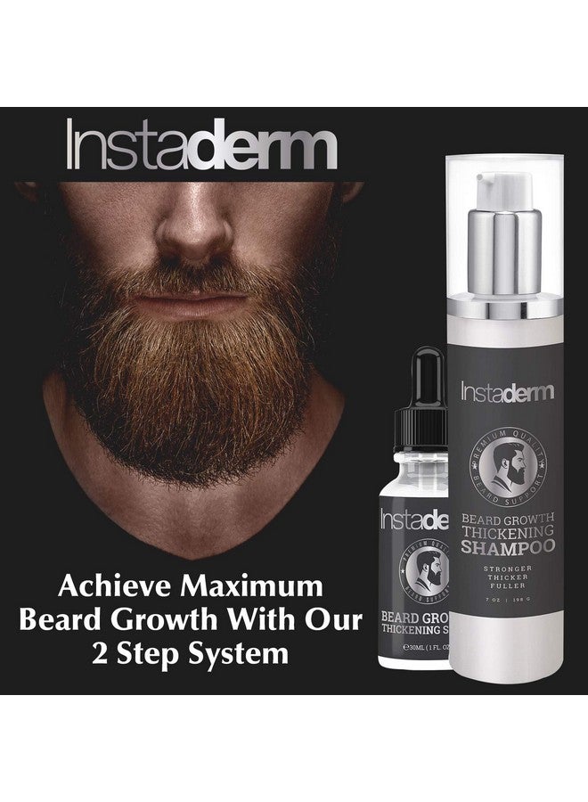 Instaderm Beard Growth Thickening Serum Strengthens & Repairs Follicle Growth From The Root. Prevents Flakey Beard Dandruff. Nourishes Beard & Skin For Thicker Fuller Longer Healthier Facial Hair. - Image 4