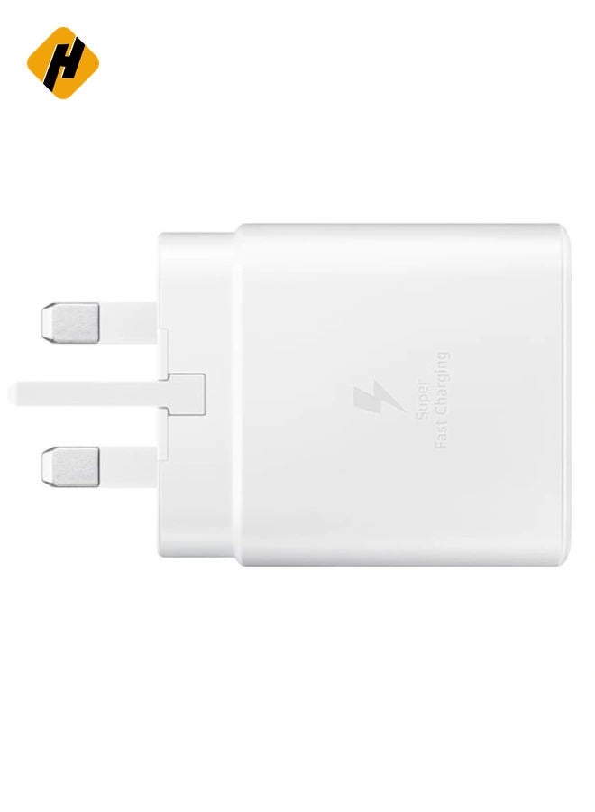 HuHa compatible Samsung 45W USB Type C UK Travel Adaptor with Cable, EP-TA845XBEGGB, BlackSamsung Original 45W Fast Charging USB-C Mobile Phone Mains Plug/Wall Charger, Genuine Samsung Charger - Image 1