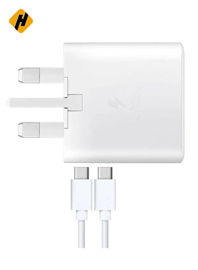 HuHa compatible Samsung 45W USB Type C UK Travel Adaptor with Cable, EP-TA845XBEGGB, BlackSamsung Original 45W Fast Charging USB-C Mobile Phone Mains Plug/Wall Charger, Genuine Samsung Charger - Image 2