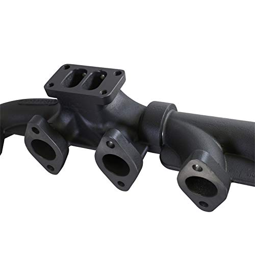 BD Diesel Performance 1045987 Pulse Exhaust Manifold for 03-07 Dodge 5.9L, Black - Image 4