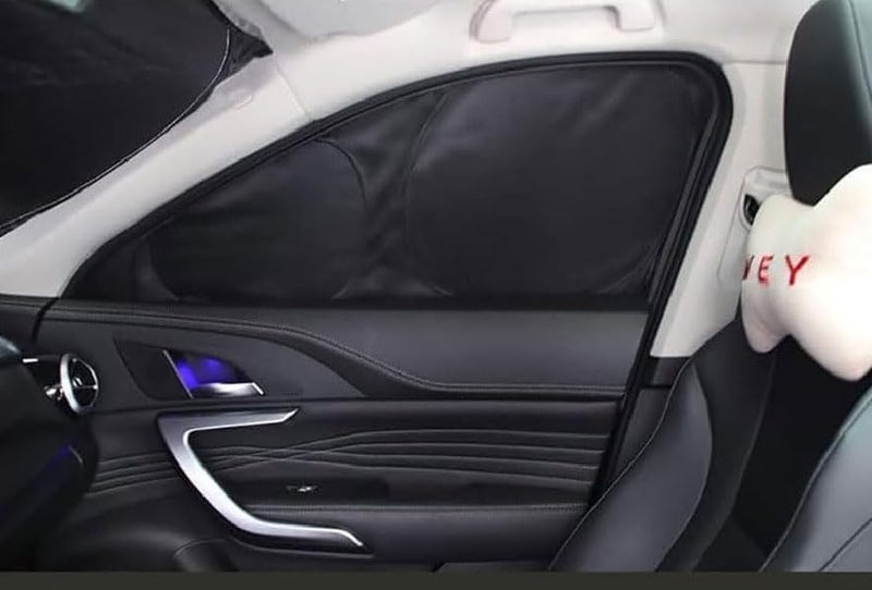 ظلال نوافذ السيارة لسيارة نيسان سليفي (Nissan Slyphy) للموديلات 2006، 2007، 2008، 2009، 2010، 2011؛ ظلال للنوافذ الجانبية توفر حماية من أشعة الشمس وخصوصية، وتحجب الضوء، ومقاومة للتآكل. - Image 4