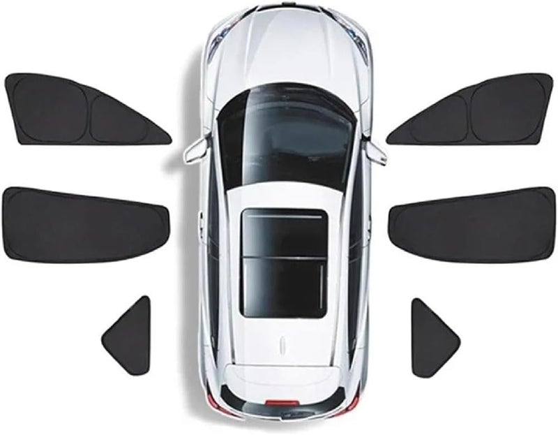 ظلال نوافذ السيارة لسيارة نيسان سليفي (Nissan Slyphy) للموديلات 2006، 2007، 2008، 2009، 2010، 2011؛ ظلال للنوافذ الجانبية توفر حماية من أشعة الشمس وخصوصية، وتحجب الضوء، ومقاومة للتآكل. - Image 1