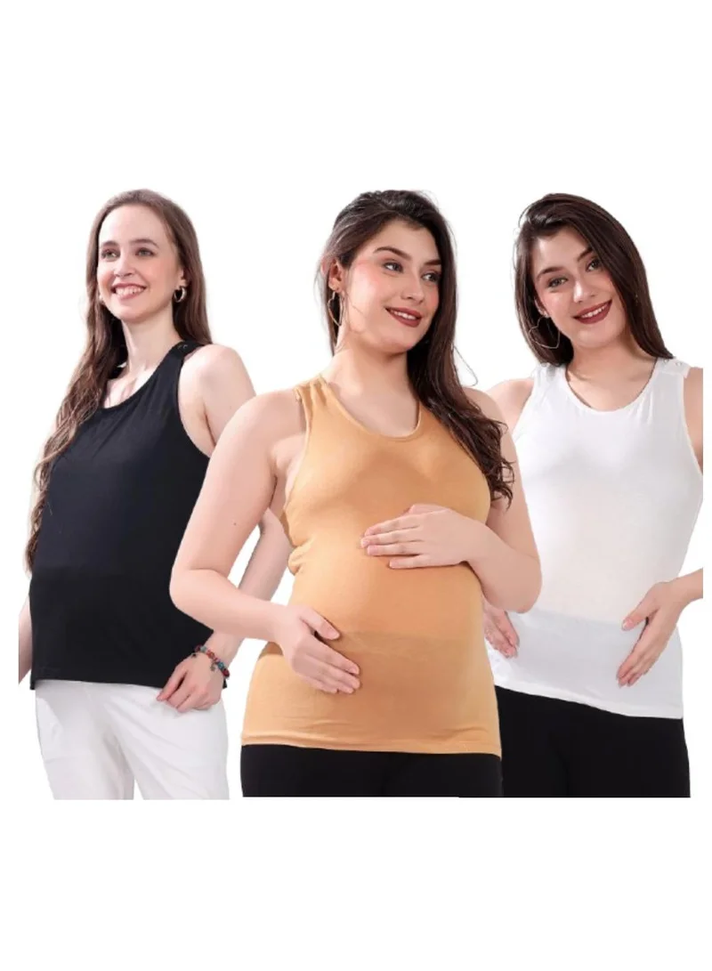 Maternity Nursing Tank Top for women - Pack of 3