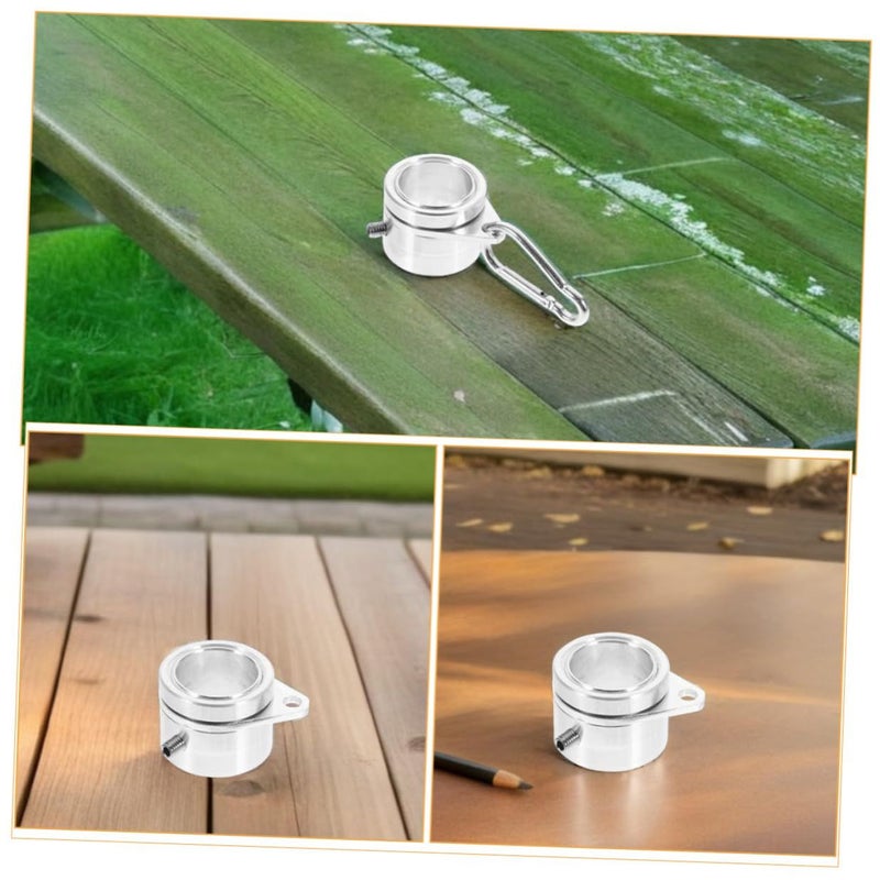 4 Pieces Aluminum Alloy Flag Pole Swivel Rings Rotating Mounting Clips For 6ft Garden Poles - Image 4