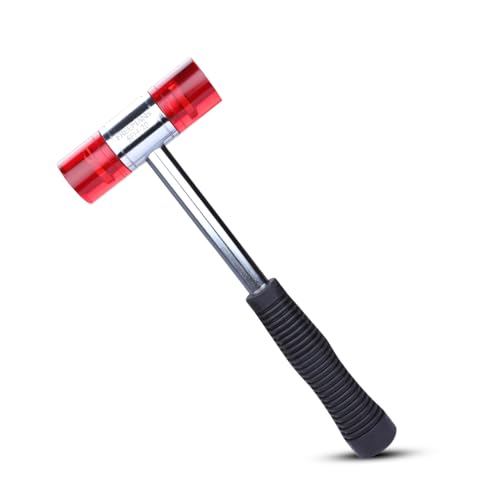 FREEMANS SFH20 Soft Face Acetate Mallet Hammer-20mm With Non-Slip Rubber Grip Handle For Bending and Shaping Metals || Tiles Fitting || Metal Forming || Industrial & Home Professional Use - Image 1
