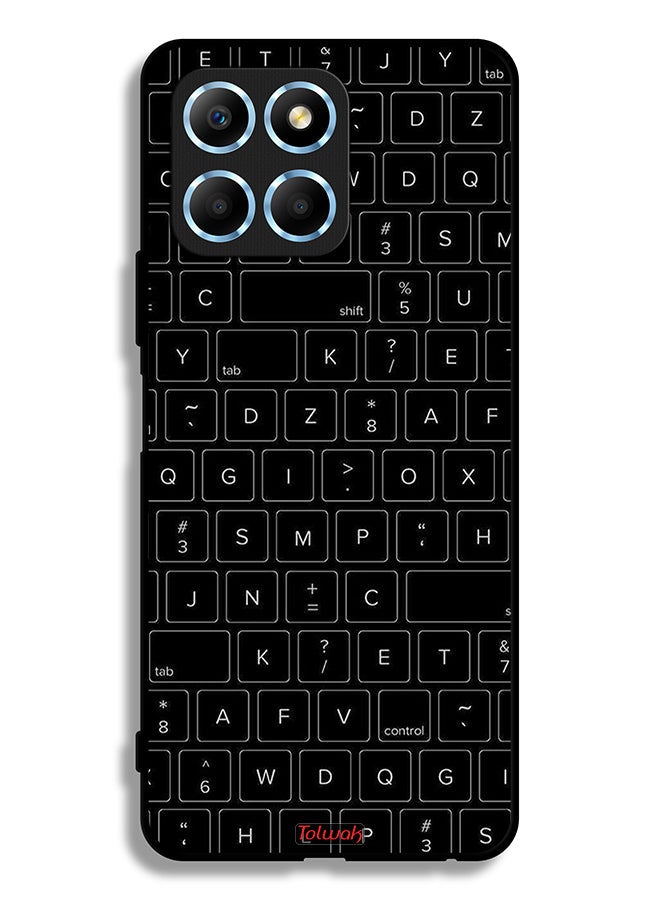 Tolwak Honor X6 Protective Case Cover Random Keyboard Keys Pattern - Image 2